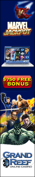 Play Marvel Slots at Grand Reef Casino