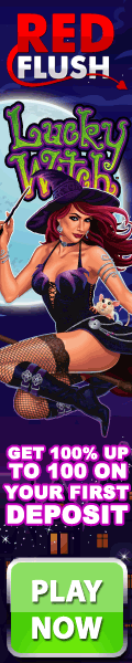 Play Lucky Witch Slot at Red Flush - Get 100 Free Spins