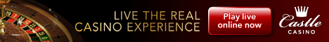 Play Live Dealer Games at Castle Online Casino