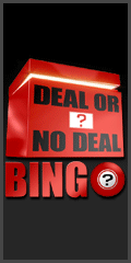 Play Online Bingo and and slot games at Deal or No Deal Bingo