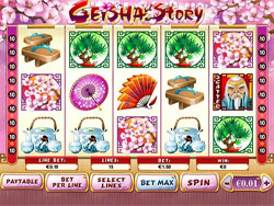 Screenshot of Geisha Story Slot