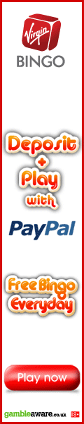 Virgin Bingo allows paypal deposits for UK Players
