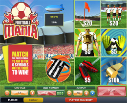 Football Mania Winning Screen