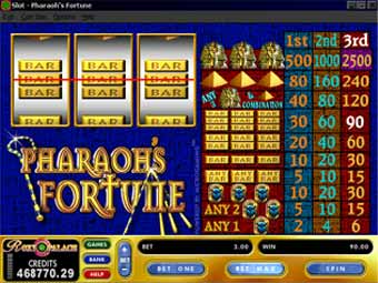 Pharoahs Fortune Slot Screenshot