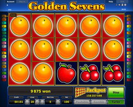 Golden Sevens Slot - Novomatic Super Gaminator Slot