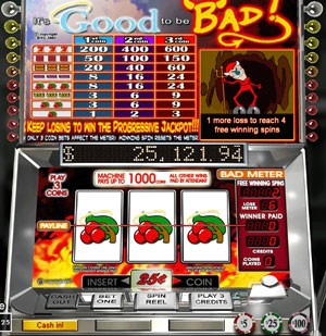 Its good to be Bad Slot Screenshot