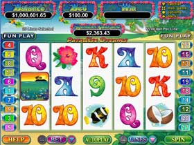 Paradise Dreams Slot Screenshot