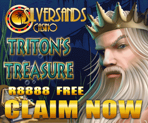 Play Tritons treasure slot at Silver Sands Casino South Africa