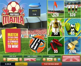 Football Mania Winning Screen